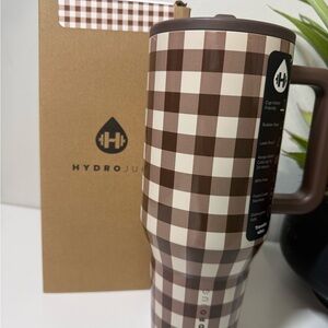 HydroJug ACTA Brown Gingham 40 oz Traveler– Limited Edition – NEW